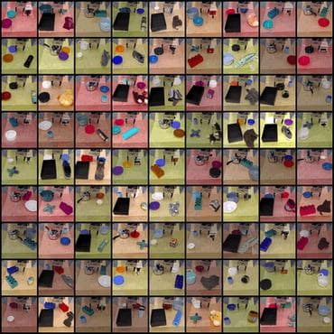 Visuomotor affordance learning (VAL) robot interaction dataset