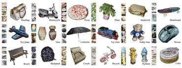 Common Objects in 3D