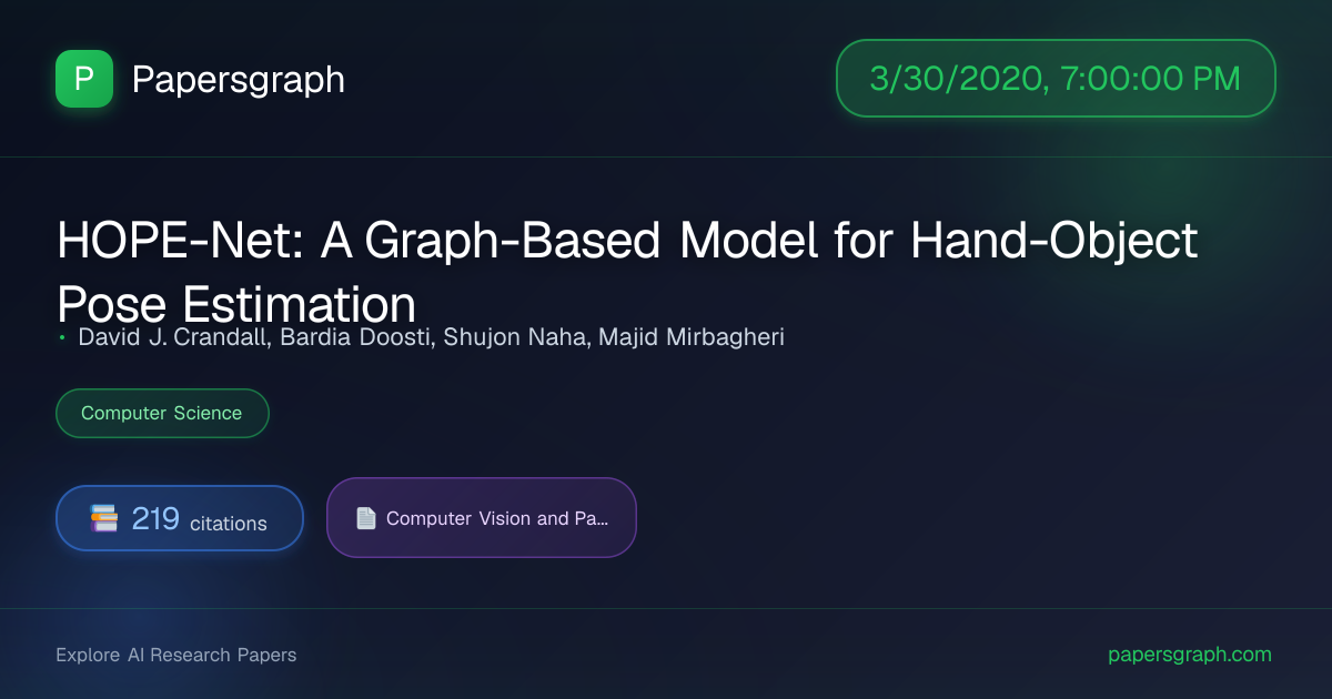 HOPE-Net: A Gra… (2020-03-31T00:00:00.000000Z) - Papersgraph