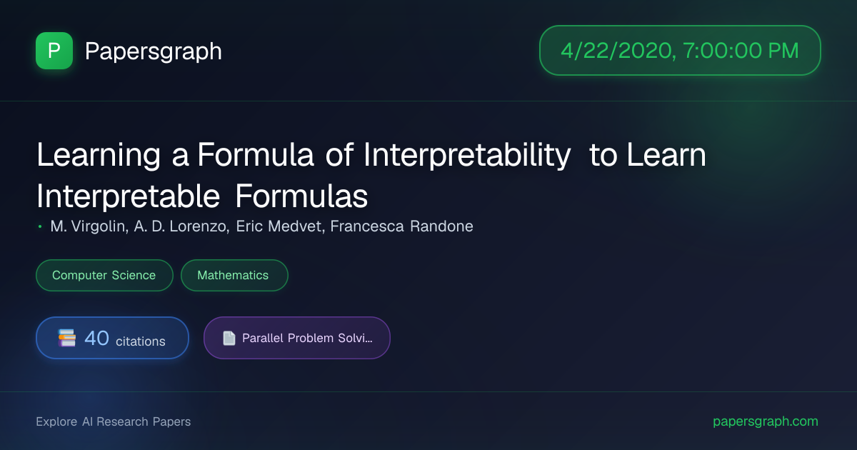 Learning a Form… (2020-04-23T00:00:00.000000Z) - Papersgraph