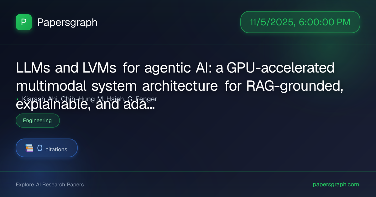 LLMs and LVMs f… (2025-11-06T00:00:00.000000Z) - Papersgraph