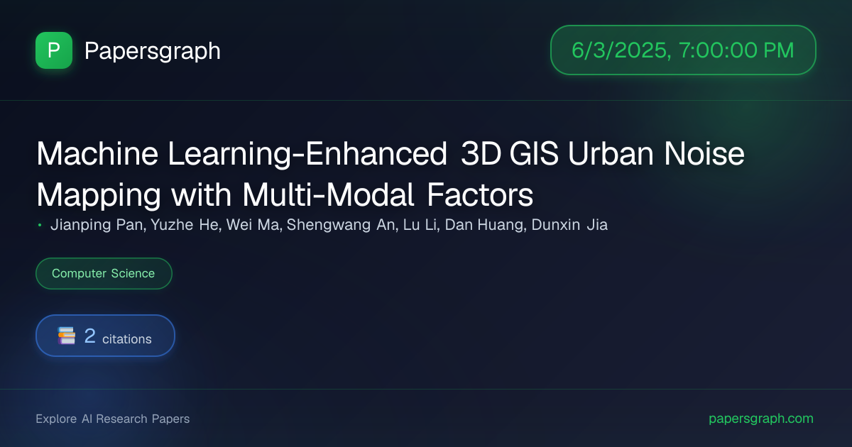 Machine Learnin… (2025-06-04T00:00:00.000000Z) - Papersgraph