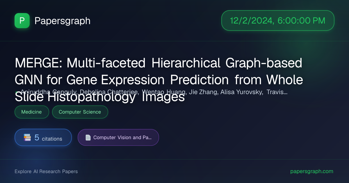 MERGE: Multi-fa… (2024-12-03T00:00:00.000000Z) - Papersgraph