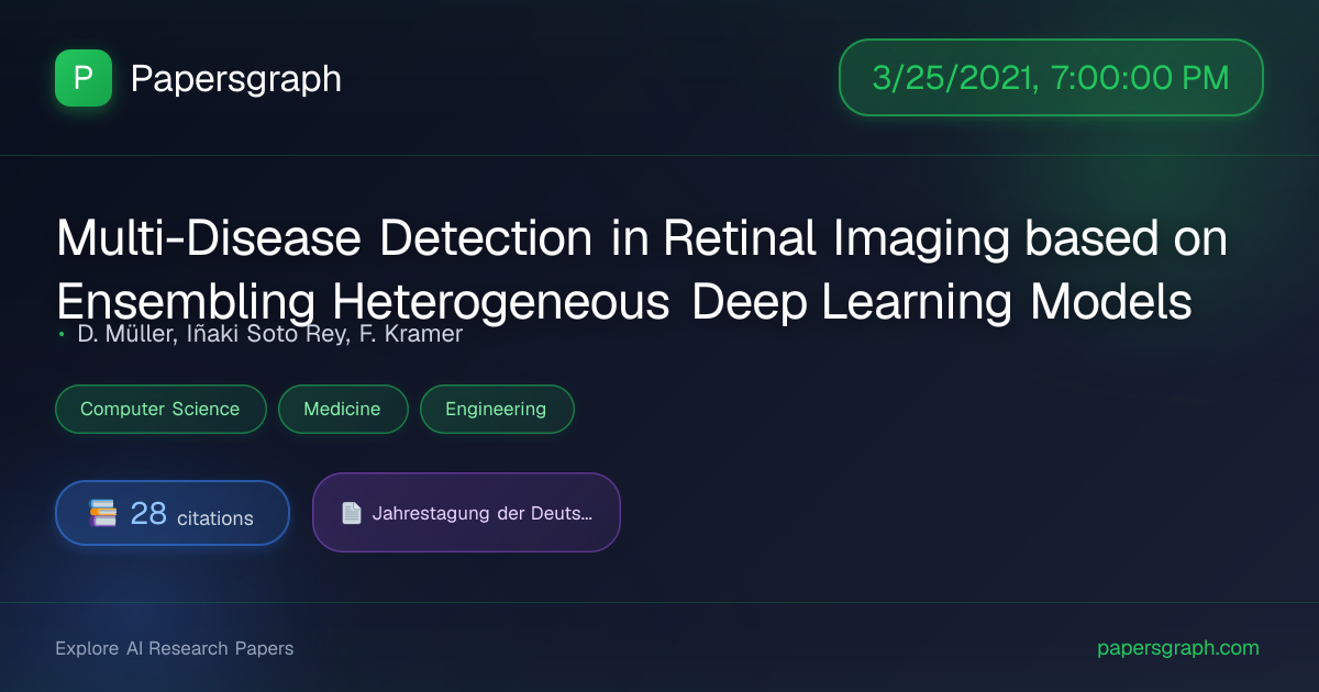 Multi-Disease D… (2021-03-26T00:00:00.000000Z) - Papersgraph