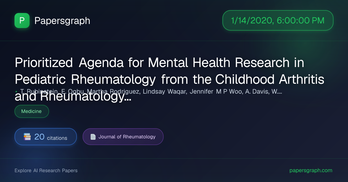 Prioritized Age… (2020-01-15T00:00:00.000000Z) - Papersgraph