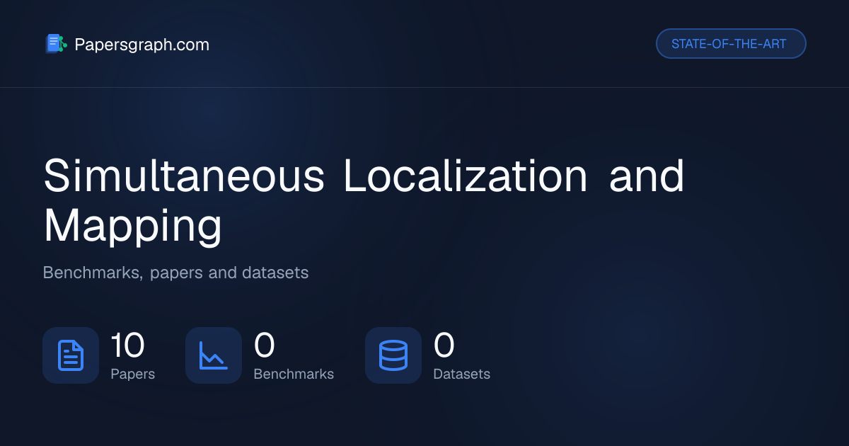 Simultaneous Localization and Mapping | State-of-the-Art
